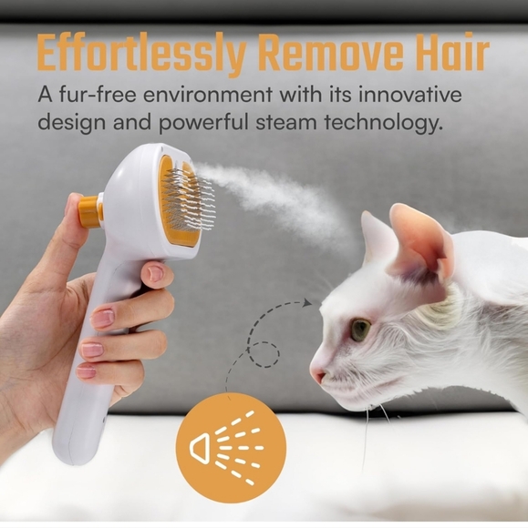 Cat Steam Brush Rechargeable - Picture 2 of 8